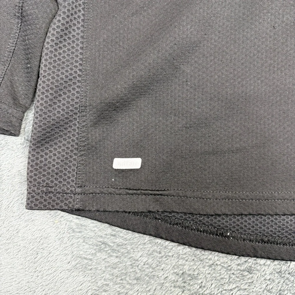 Nike Dri‎ Fit Kids Size L 14-16 Long Sleeve 1/4 Zip Pullover Shirt Gray